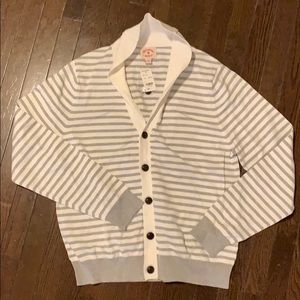 Grey and Offwhite Cardigan NWT